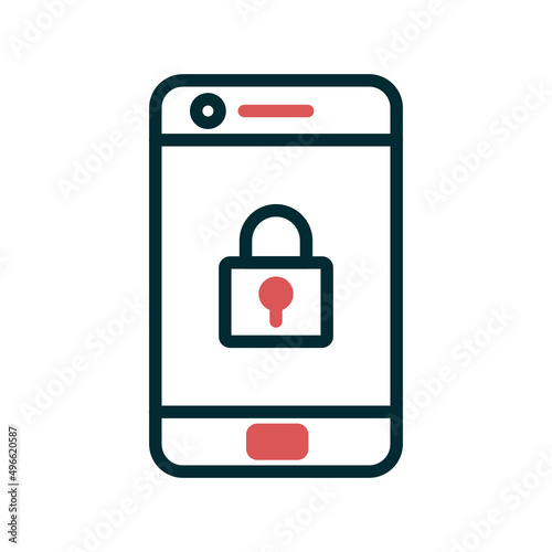 Mobile Security Icon