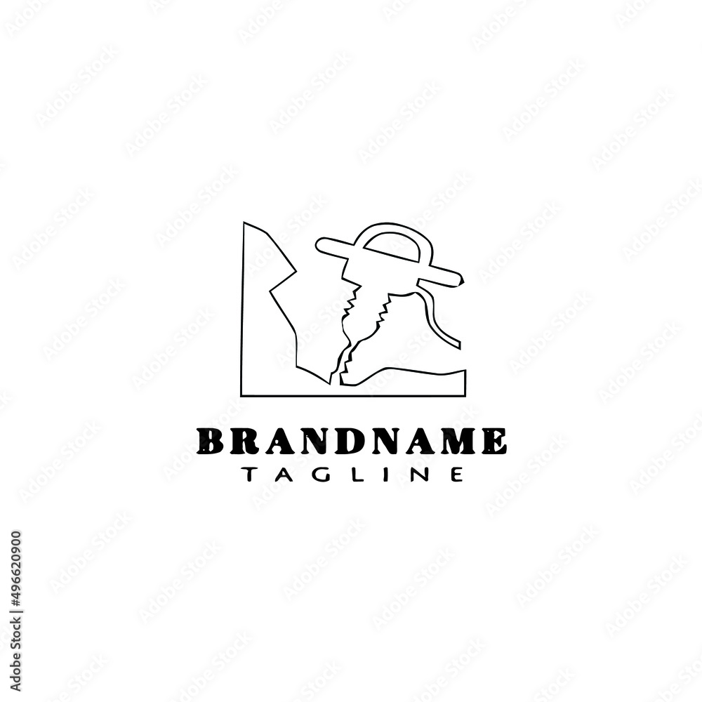 pneumatic drill cartoon logo design icon template vector flat pneumatic drill cartoon logo design icon template vector flat