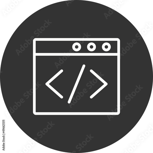 Browser Coding Icon