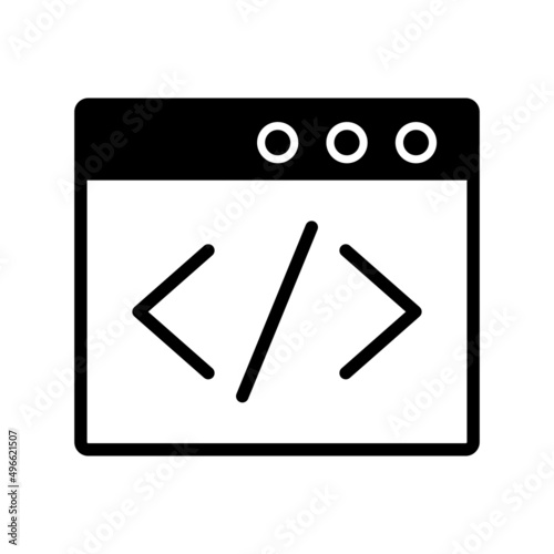 Browser Coding Icon