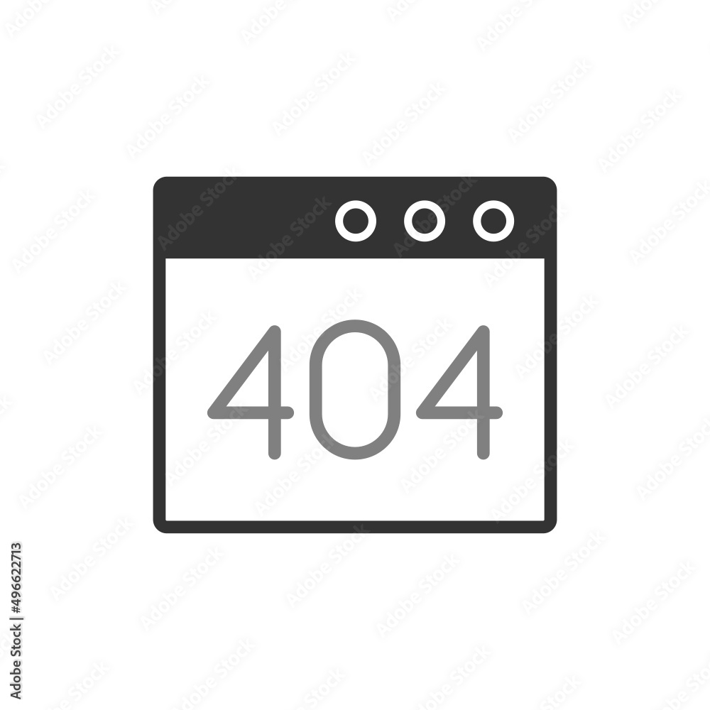 Browser Error 404 Icon