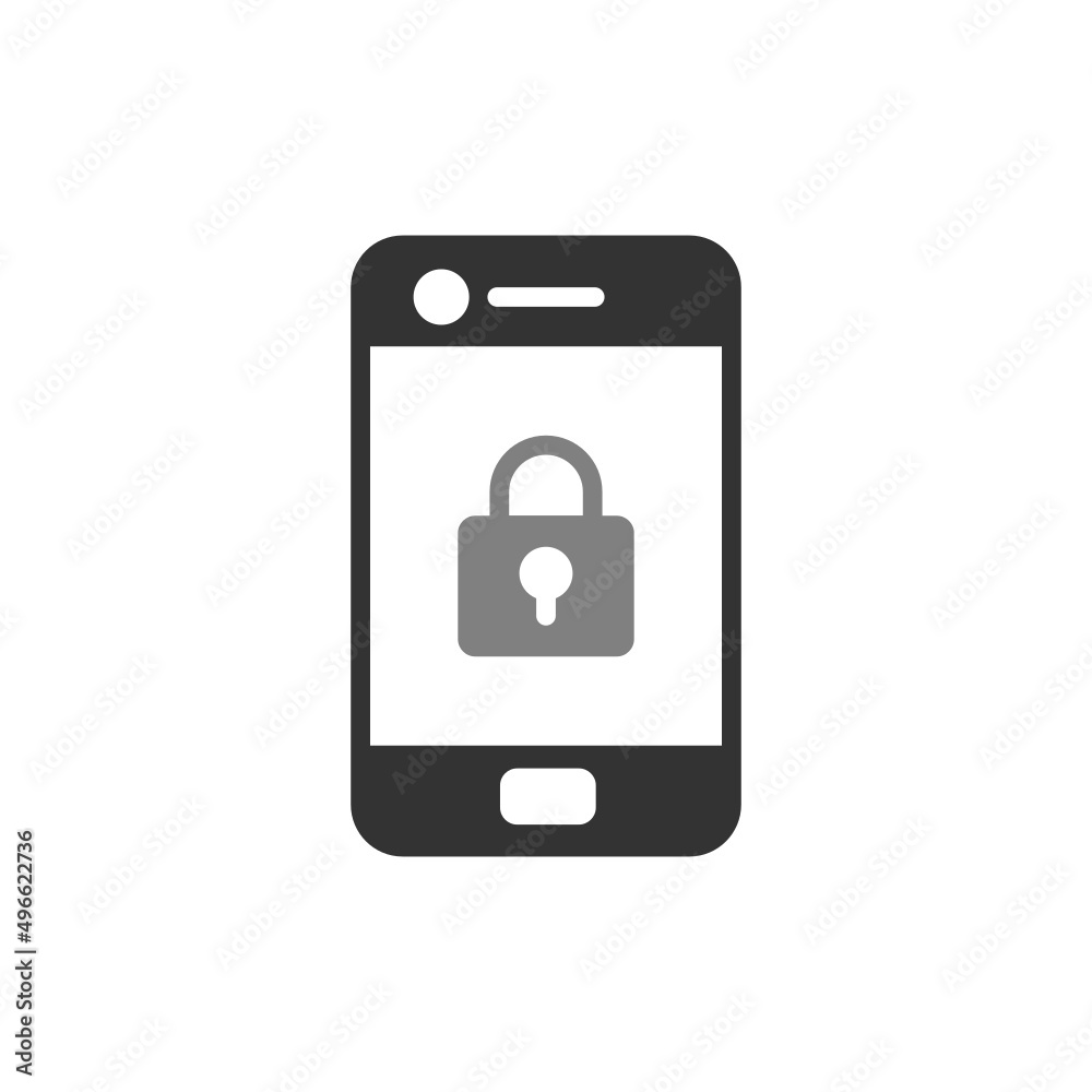 Mobile Security Icon Mobile Security Icon