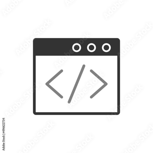 Browser Coding Icon