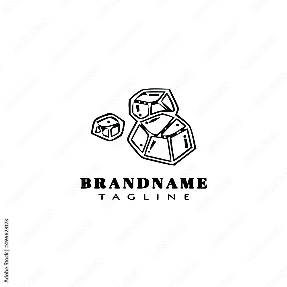 ice cube logo icon design template vector ice cube logo icon design template vector