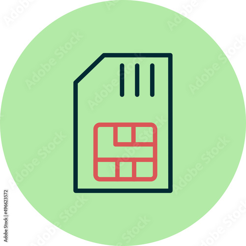 Sim Card Icon photo