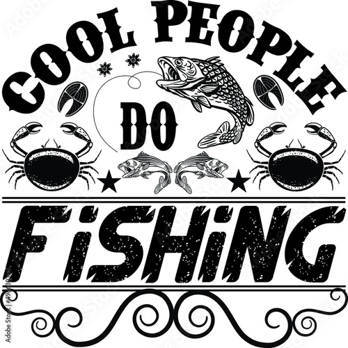 Fishing T-shirt  and SVG Design