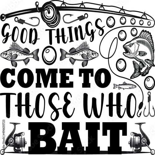 Fishing T-shirt  and SVG Design