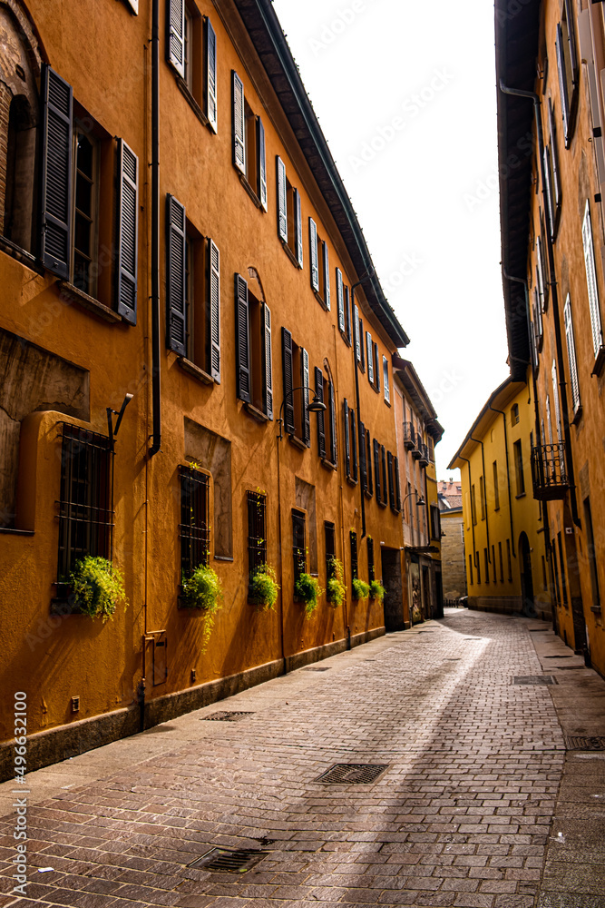 Street in San Giovanni on Lake Como.