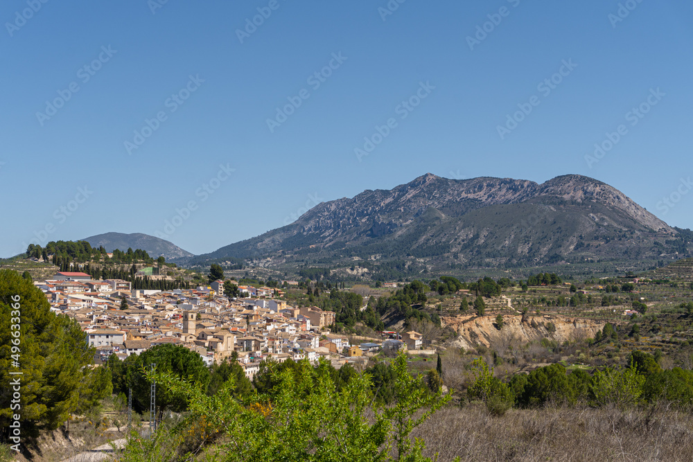 Views of Benilloba, a small town in Alicante (Spain).
