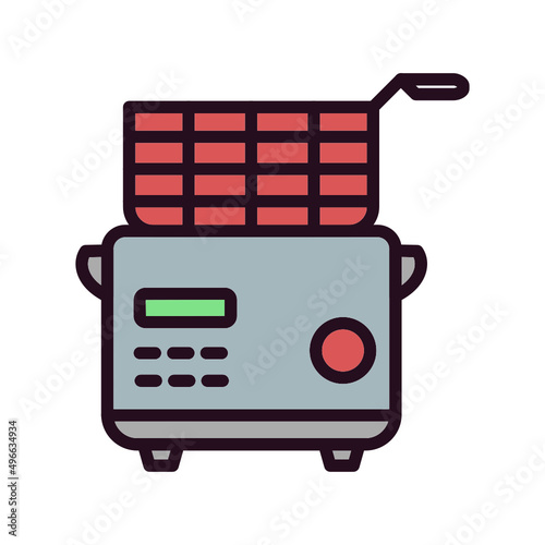 Deep Fryer Icon