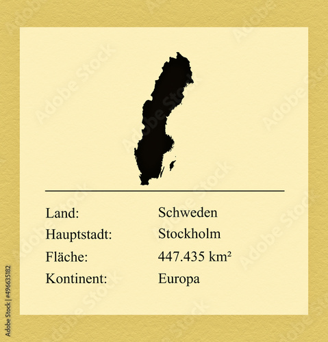 Canvas Print Schweden