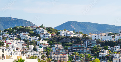 view of the city of Bodrum in the evening, Turkey. © Sergey
