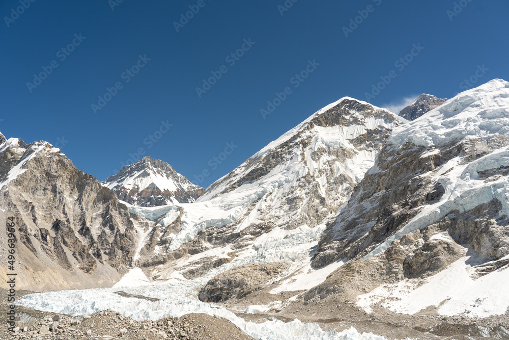 Khumbu Glacier at Base Camp