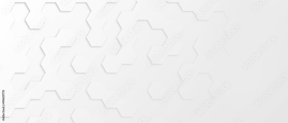 white Hexagon background wallpaper banner with copy space white Hexagon background wallpaper banner with copy space