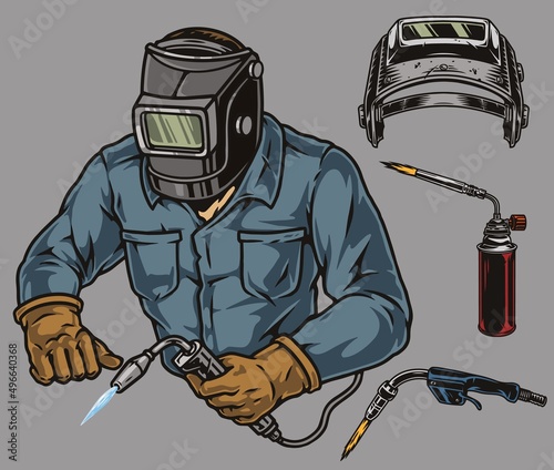 Welder and tools elements design