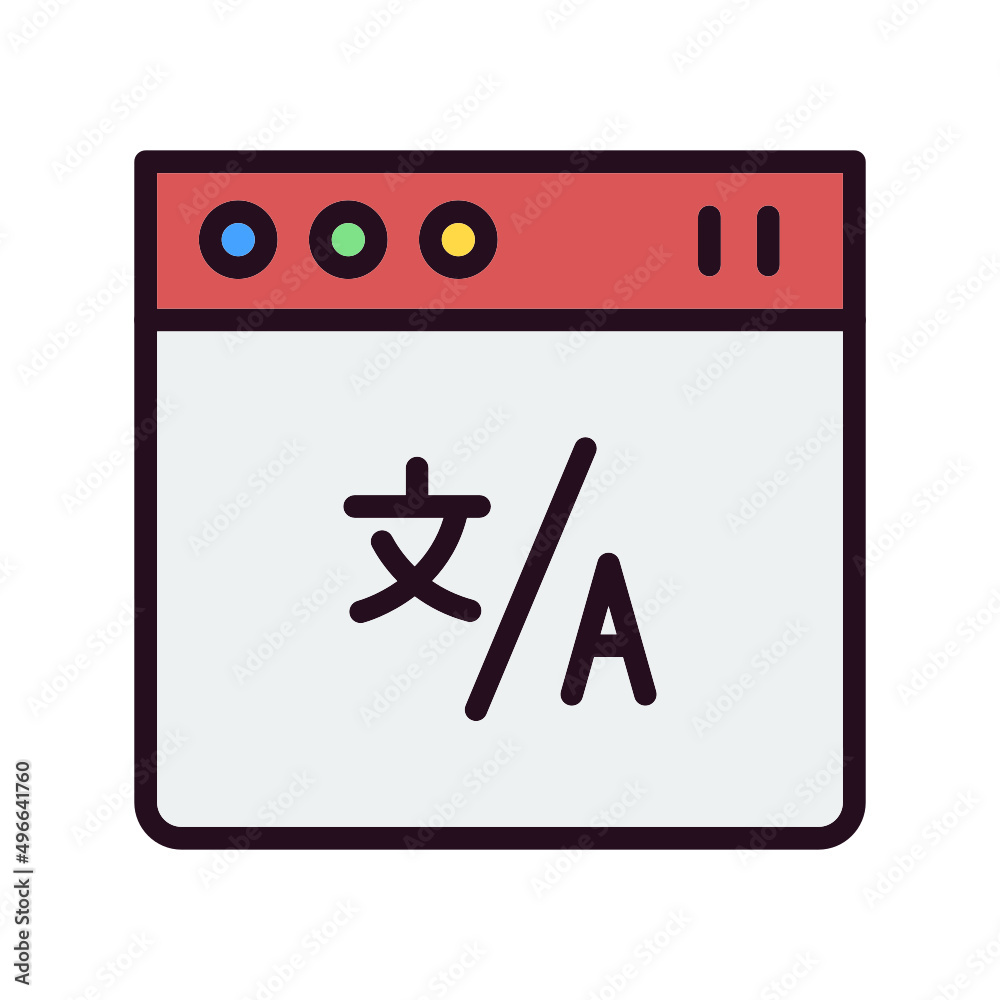 Online Translator Icon Online Translator Icon