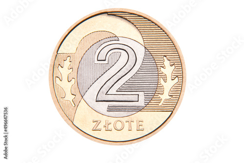 moneta 2 polskie złoty  photo