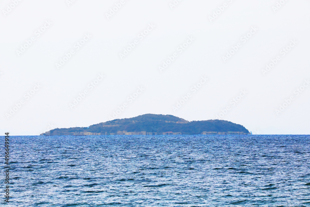 Ibuki Island in Kanonji City, Kagawa Prefecture, Japan