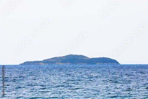 Fototapeta Ibuki Island in Kanonji City, Kagawa Prefecture, Japan