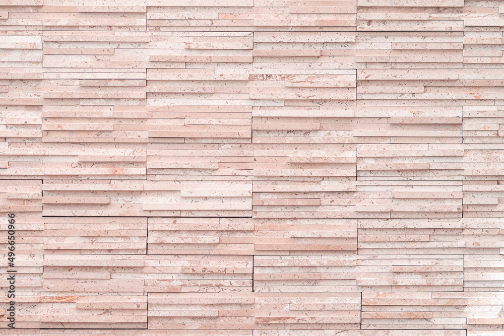 the background masonry of the wall is a narrow long brick tile modern, brown peach pastel color, light pink the background masonry of the wall is a narrow long brick tile modern, brown peach pastel color, light pink