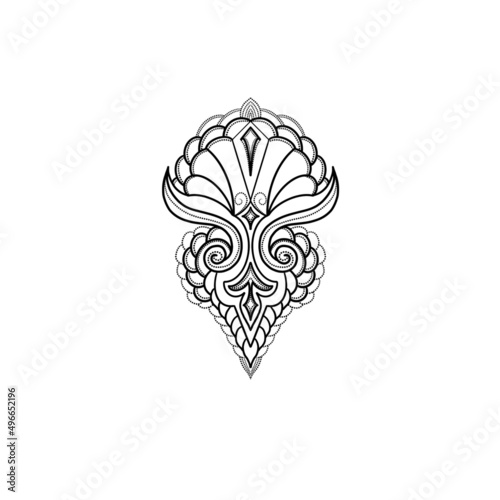 mandala designs paint good mood. Decorative ornament in ethnic oriental style...