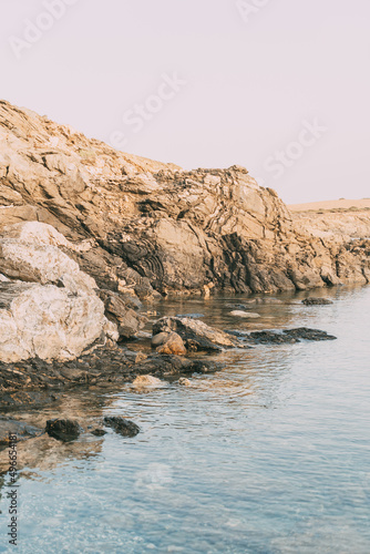 Rock coastline of Sardinia