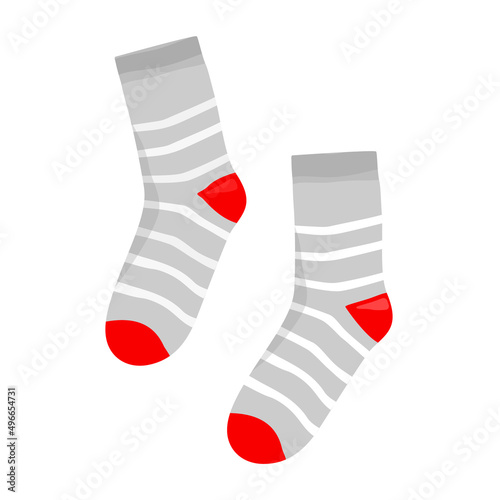 Socks pair isolated on white