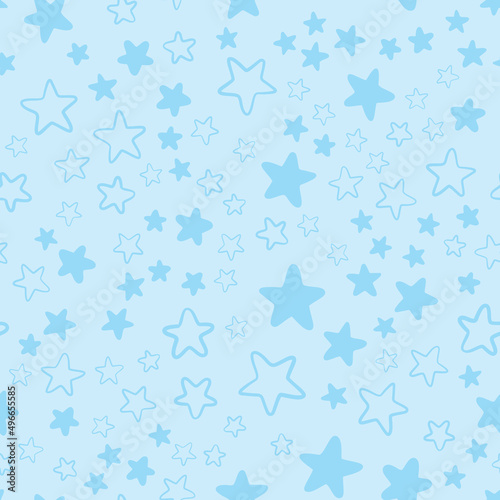 Seamless background, texture, backdrop, pattern, wallpaper with children cartoon doodle toys.