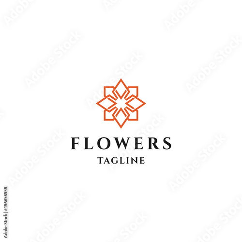 Free Download Flower logo design vector icon template - GFXLoad