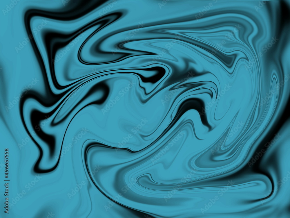 Obraz premium Liquid abstract background, liquid blue