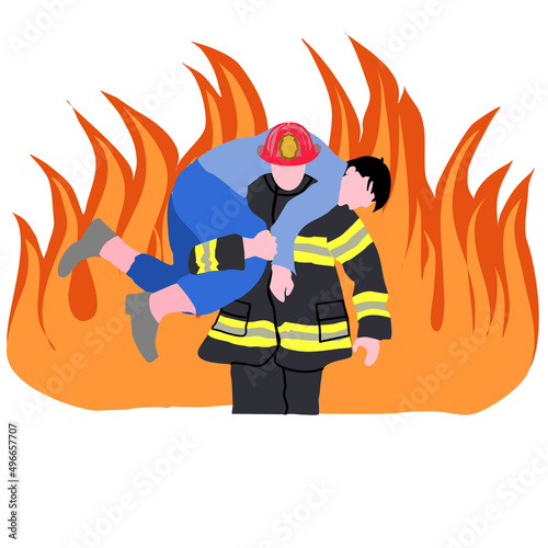 A fireman's carry or fireman's lift is a technique allowing one person to carry another person without assistance, by placing the carried person across the shoulders of the carrier.
