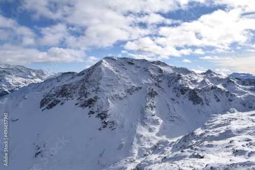 snow covered mountain peaks © Lorenzo