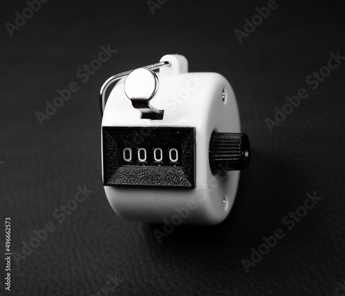 Canvas Print image of clicker dark background