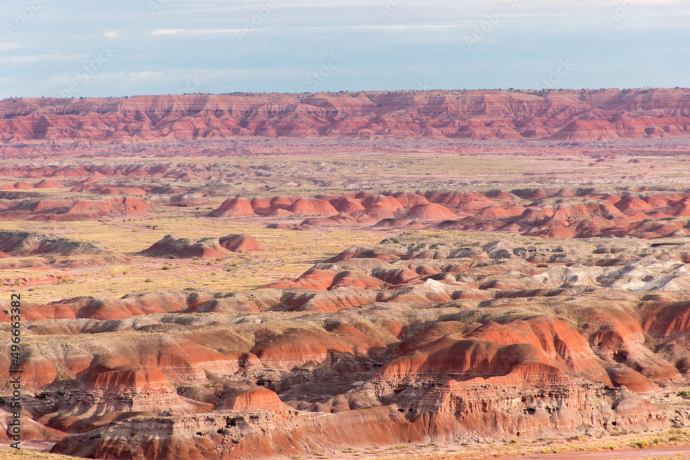 The painted desert of Petrified Forest National Park