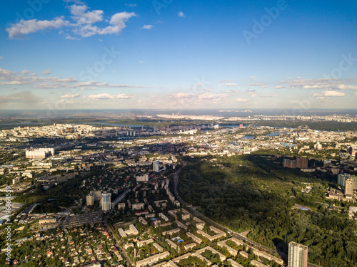 city aerial view © Sergey