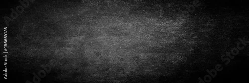 Panel kuchenny z motywem Real smudge black chalkboard texture in classroom school college concept kid dust map blackboard background for write front blank chalk board. Slate for student paint grunge old wall photography back