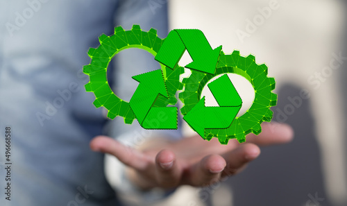 high tech eco green infinit...