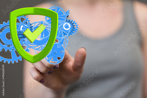Green Technology Symbol 3d ...