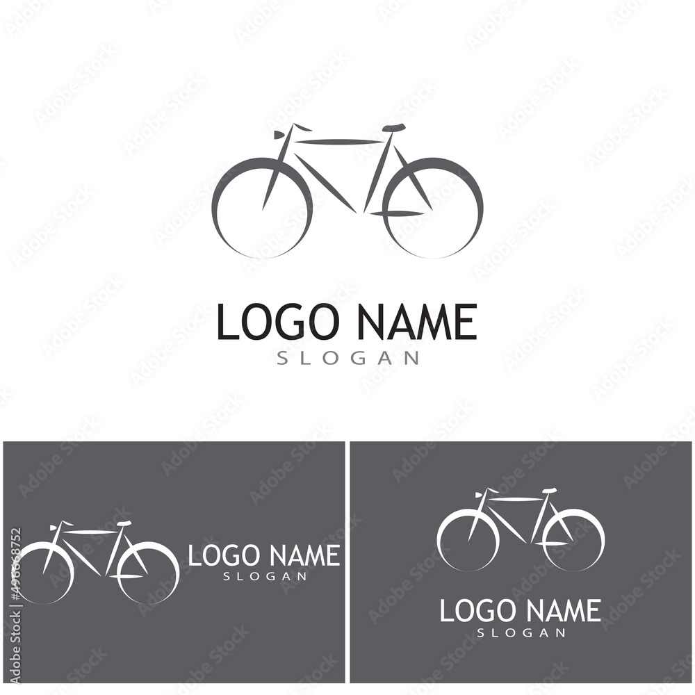 Cycling Logo Template vector symbol nature