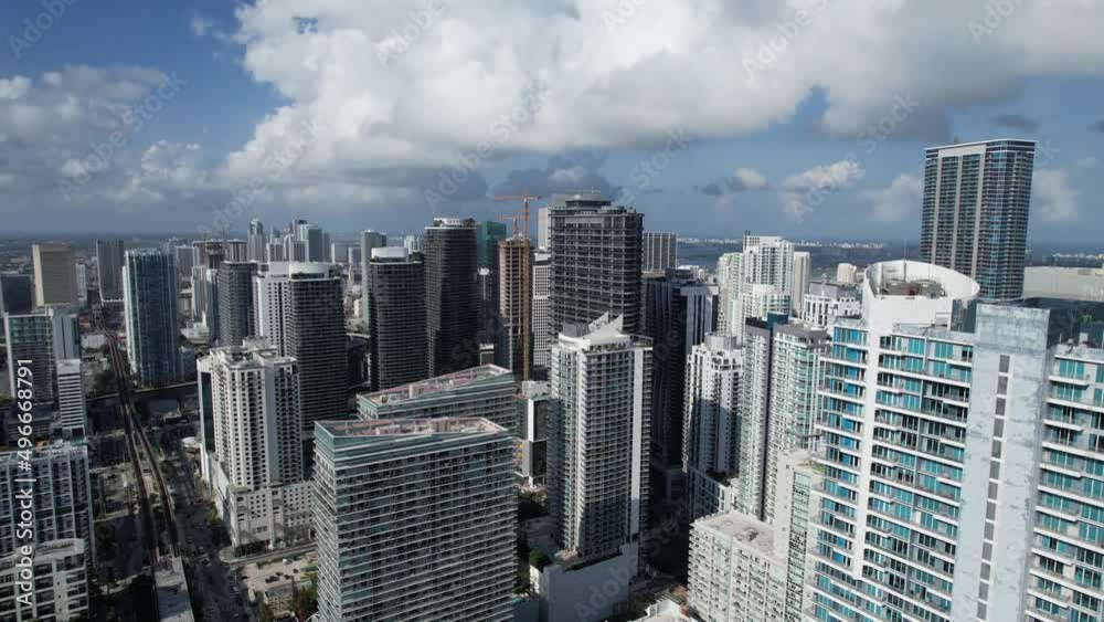 Flyover Downtown Miami