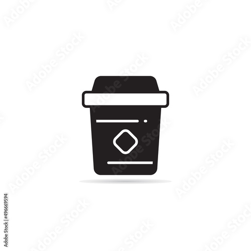  coffee and tea cup icon vector illustration