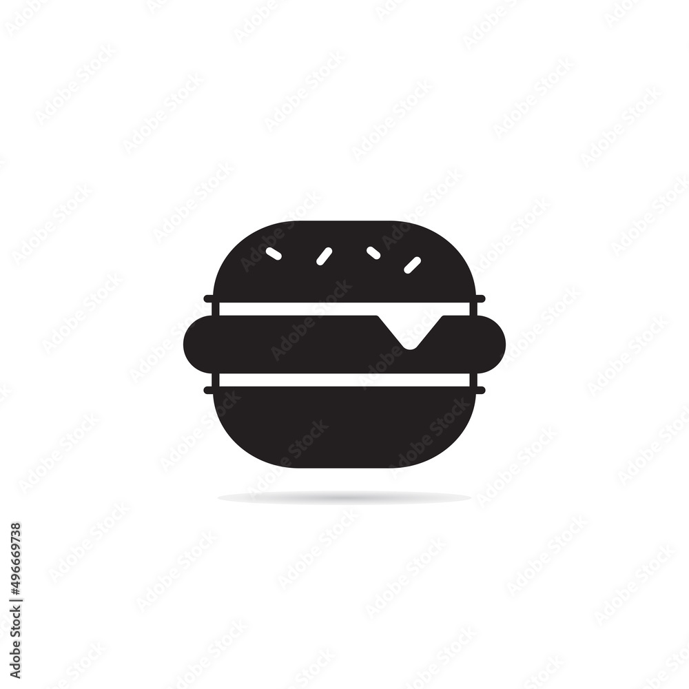 cheeseburger menu icon vector illustration cheeseburger menu icon vector illustration