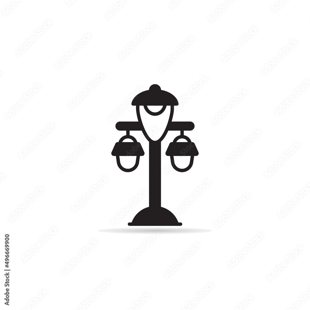 street lamp icon vector illustration street lamp icon vector illustration