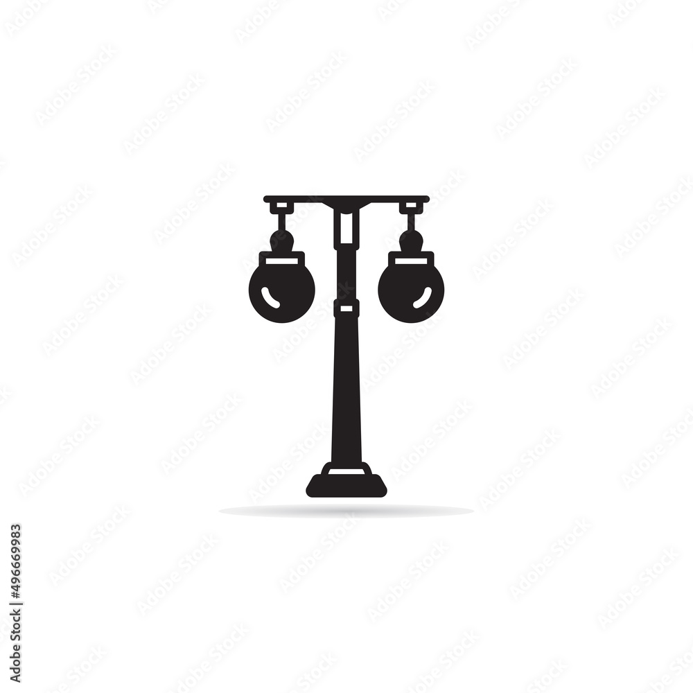 street lamp icon vector illustration street lamp icon vector illustration