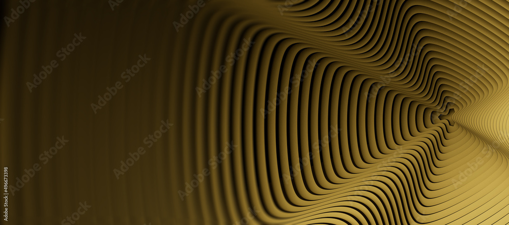 Gold Polygon Background 3D Rendering. Gold Polygon Background 3D Rendering.