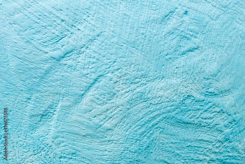 blue surface texture of uneven plaster