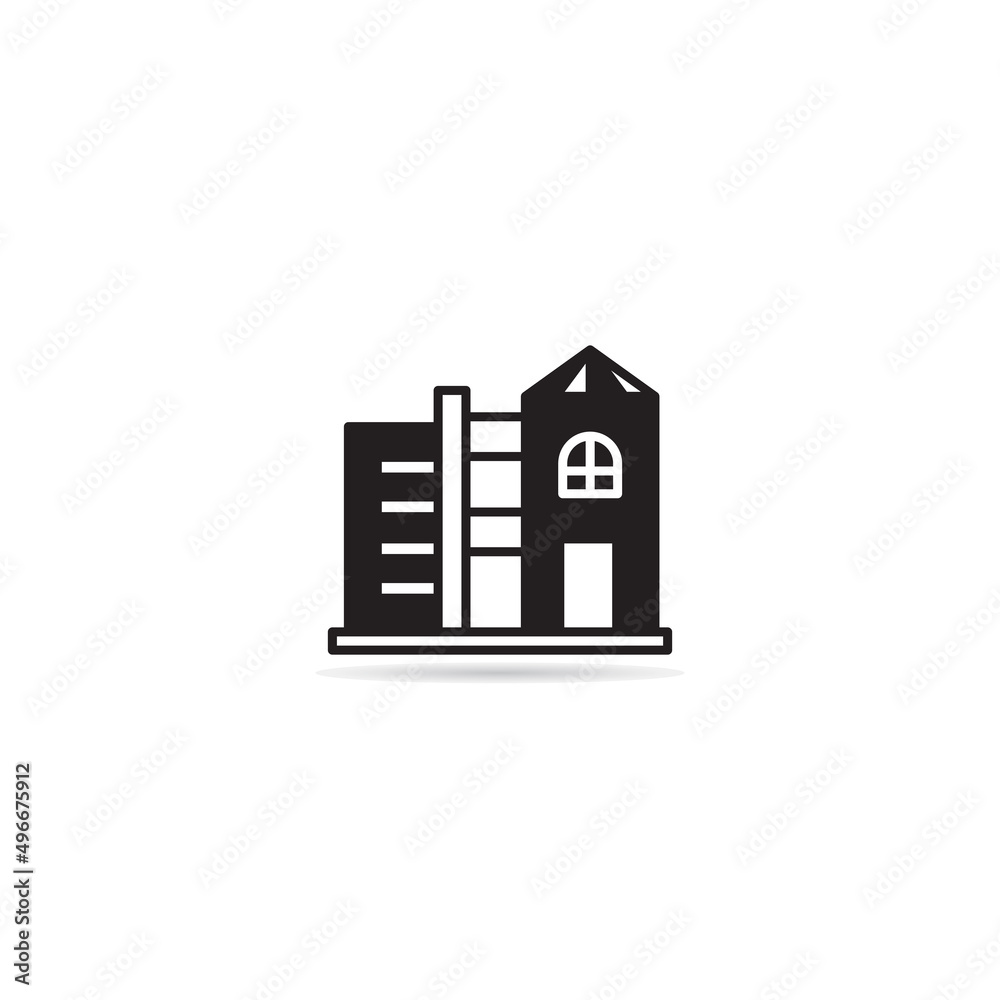 house building icon vector illustration house building icon vector illustration