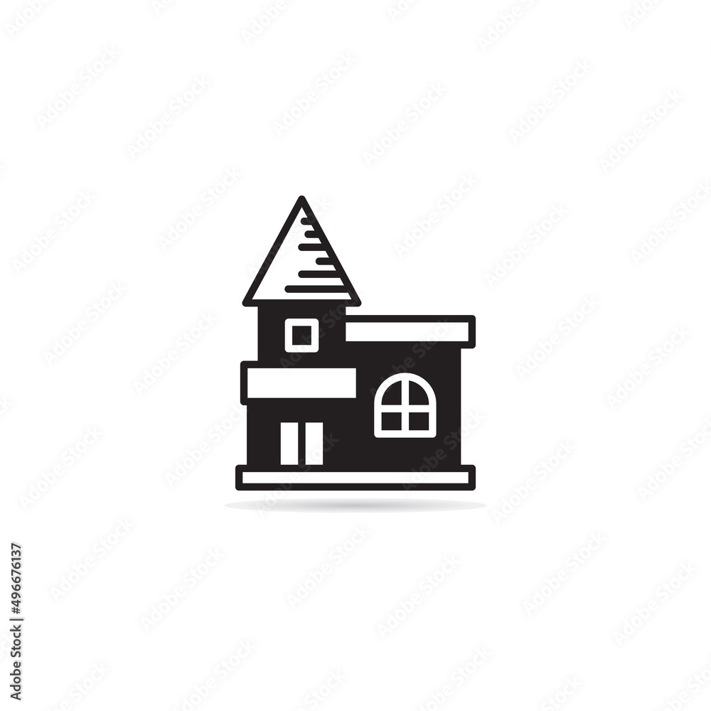 house building icon vector illustration house building icon vector illustration
