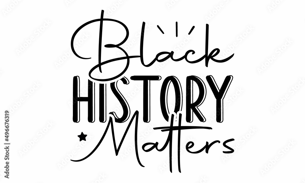 Black history matters SVG Craft Design.