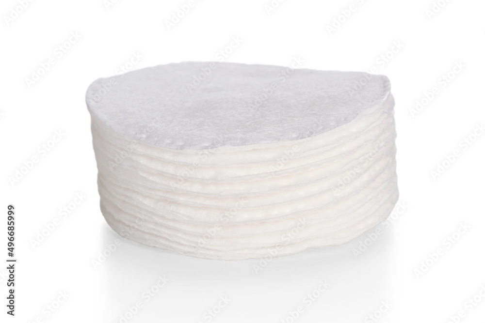 Obraz premium Stack of cotton pads